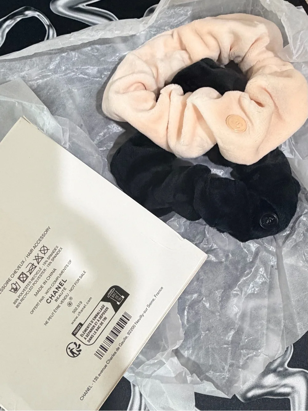 CHANEL Beauty Hair Scrunchie Set